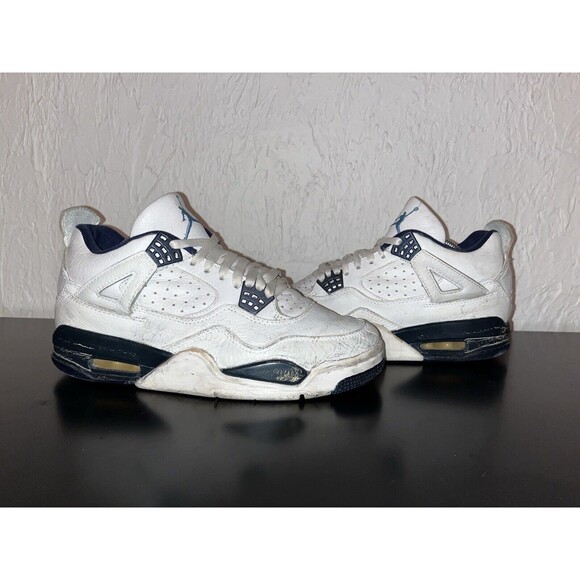 US 9 - Nike Air Jordan 4 Retro Columbia 1999 Legend Blue Mens VINTAGE 136030141 - Picture 2 of 8